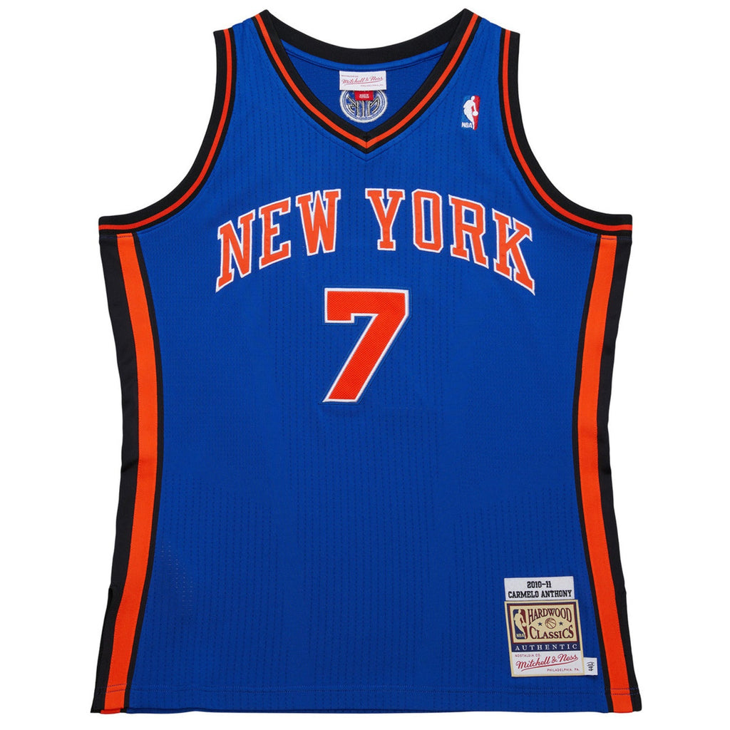 Mitchell & Ness Knicks Carmelo Anthony 2010 Jersey product image 2, provided for visual reference and product detail review