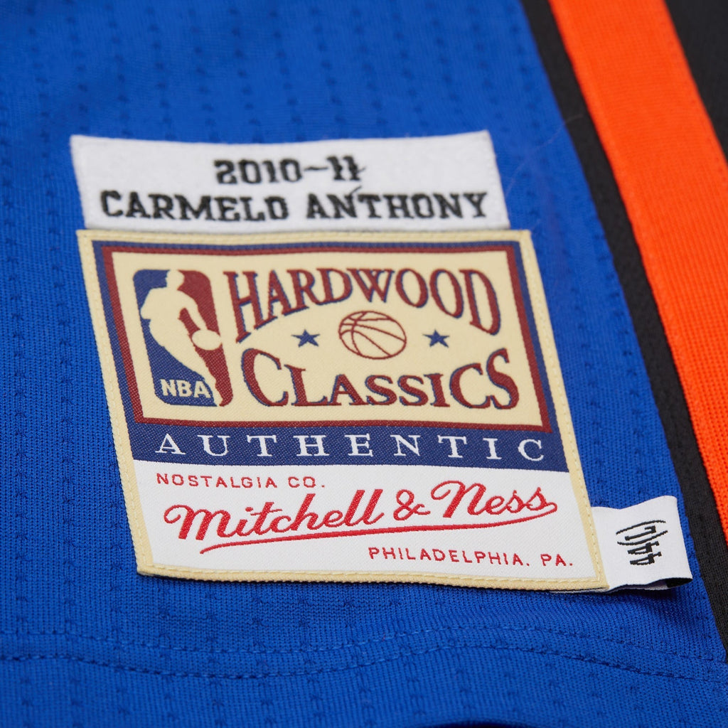 Mitchell & Ness Knicks Carmelo Anthony 2010 Jersey product image 6, provided for visual reference and product detail review