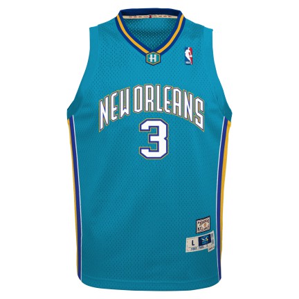 Chris Paul New Orleans Hornets Mitchell & Ness Teal 2005-06 Hardwood Classics Swingman Jersey product image 2, provided for