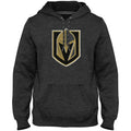 Las Vegas Golden Knights NHL Bulletin Men Charcoal Express Twill Logo Hoodie product image 1, provided for visual reference