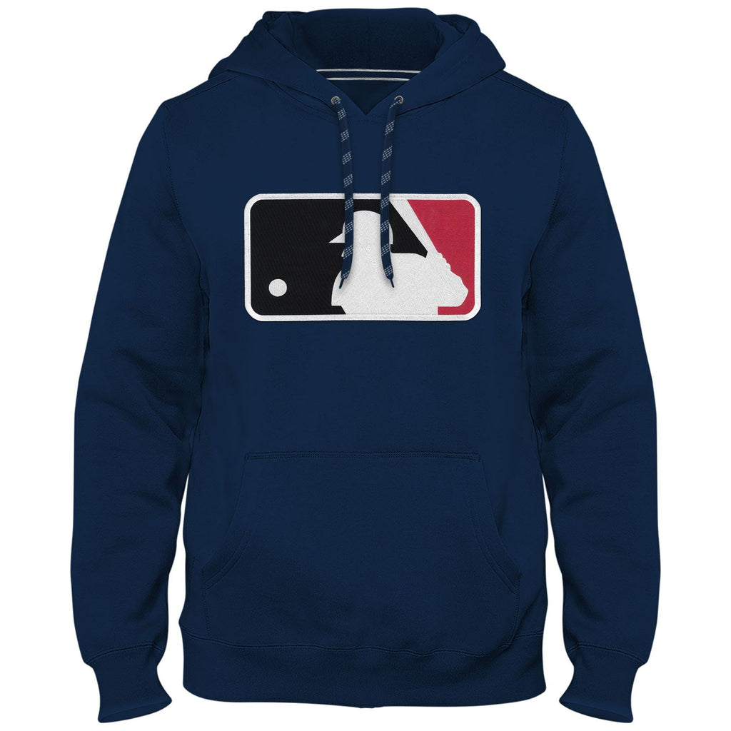 MLB Bulletin Men Navy Express Twill Batter Logo Hoodie product image 1, provided for visual reference and product detail