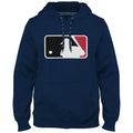 MLB Bulletin Men Navy Express Twill Batter Logo Hoodie product image 1, provided for visual reference and product detail