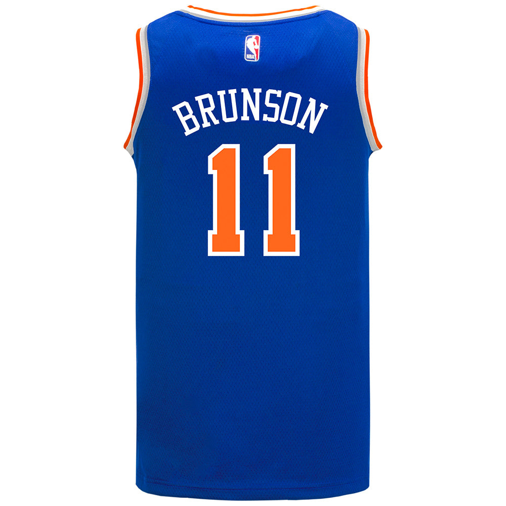Jalen Brunson Nike Icon Swingman Jersey product image 1, provided for visual reference and product detail review