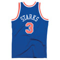 John Starks Mitchell & Ness 91-92 Road Swingman Jersey product image 1, provided for visual reference and product detail
