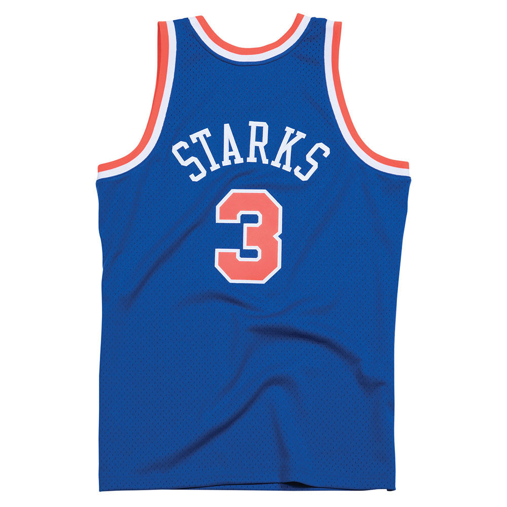 John Starks Mitchell & Ness 91-92 Road Swingman Jersey product image 1, provided for visual reference and product detail