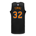 Karl-Anthony Towns Nike Black Statement Swingman Jersey product image 1, provided for visual reference and product detail