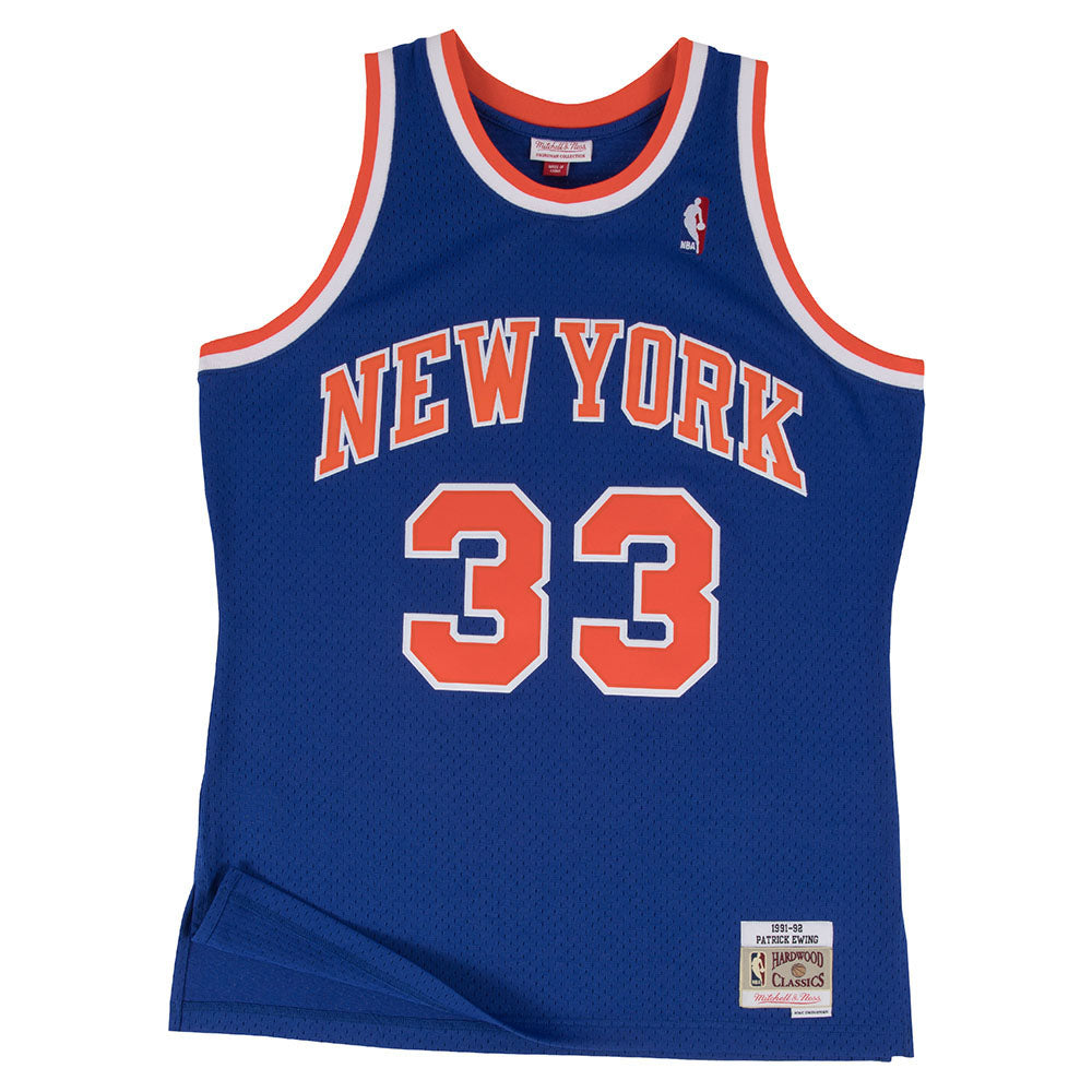 Patrick Ewing Mitchell & Ness 91-92 Road Swingman Jersey product image 2, provided for visual reference and product detail