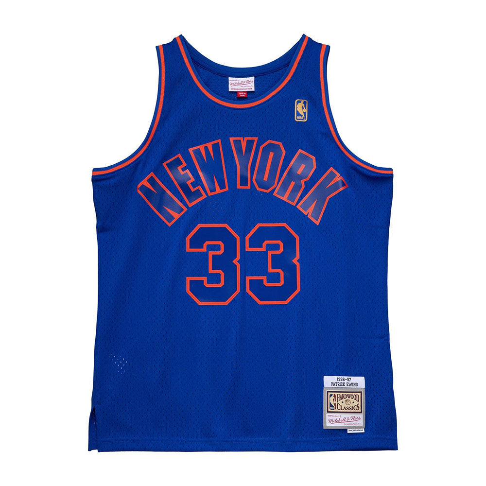 HWC Knicks Swingman Jersey Patrick Ewing 1996-97 Anniversary product image 2, provided for visual reference and product