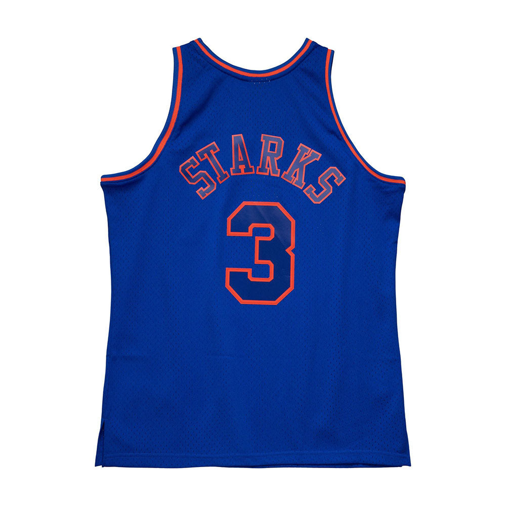 HWC Knicks Swingman Jersey John Starks 1996-97 Anniversary product image 1, provided for visual reference and product detail