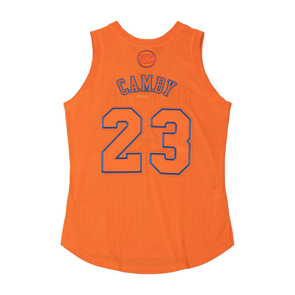 Mitchell & Ness Knicks 2012 Christmas Day Marcus Camby Jersey product image 1, provided for visual reference and product