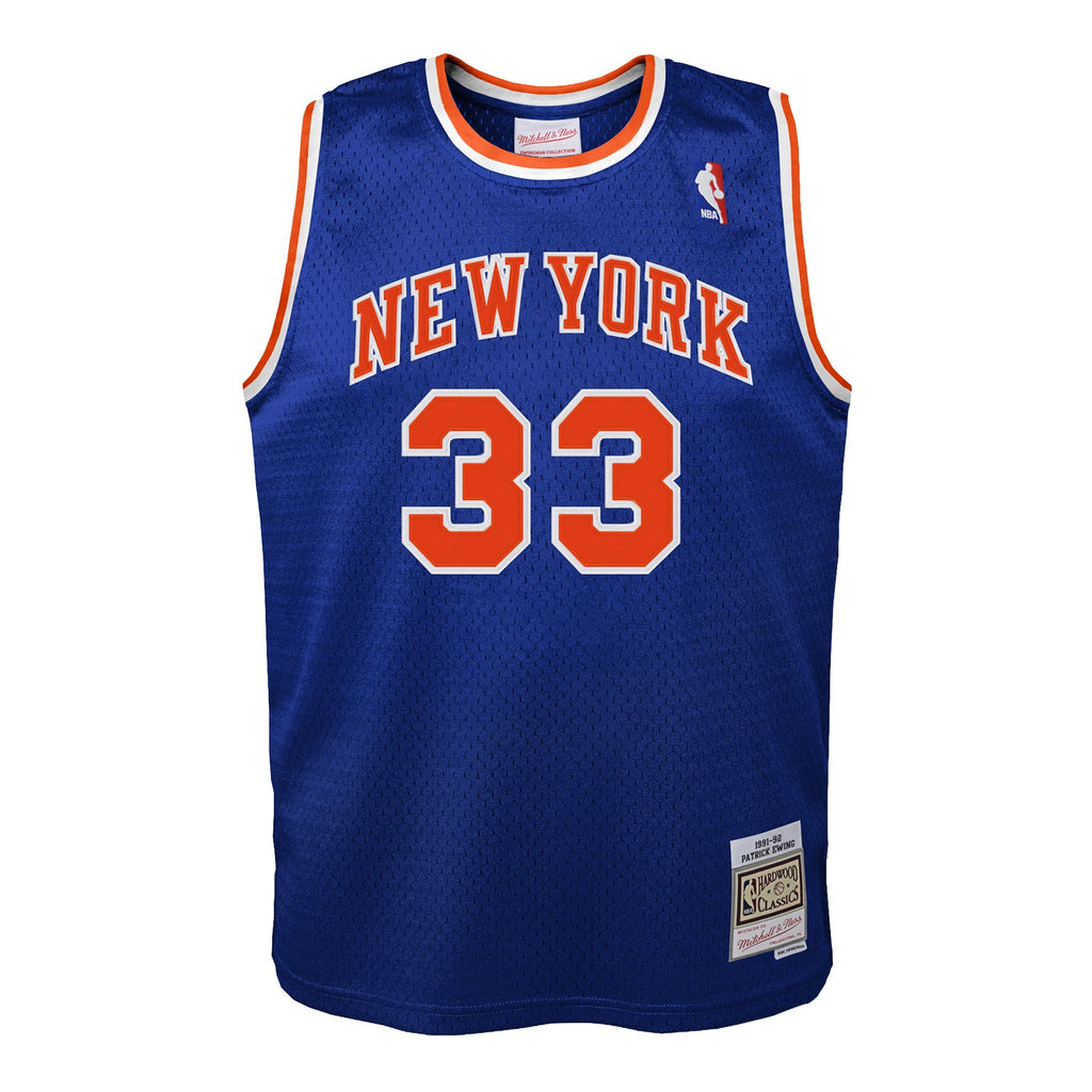 Mitchell & Ness Infant Knicks Patrick Ewing Swingman Jersey product image 2, provided for visual reference and product