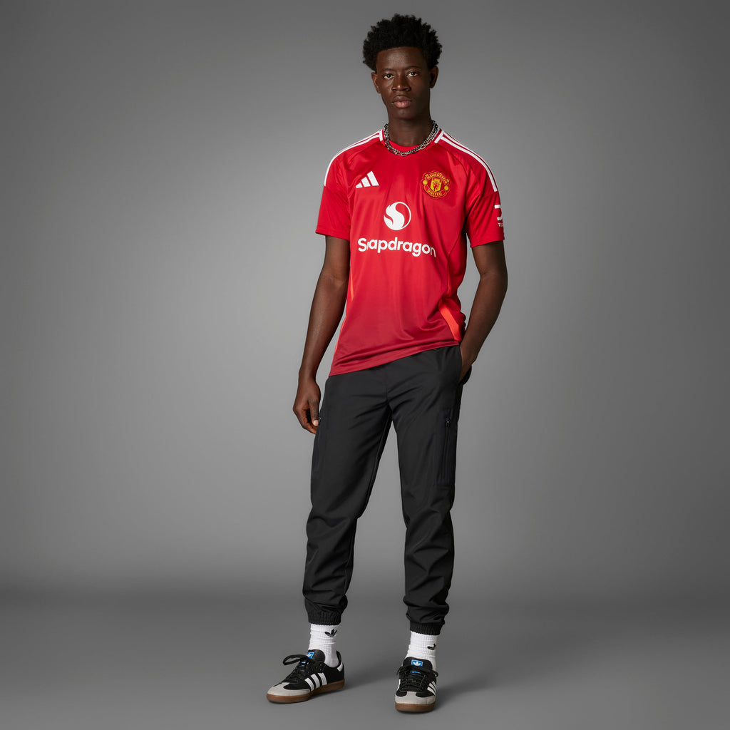 Manchester United FC EPL Adidas Men Red 2024/25 Replica Jersey product image 3, provided for visual reference and product