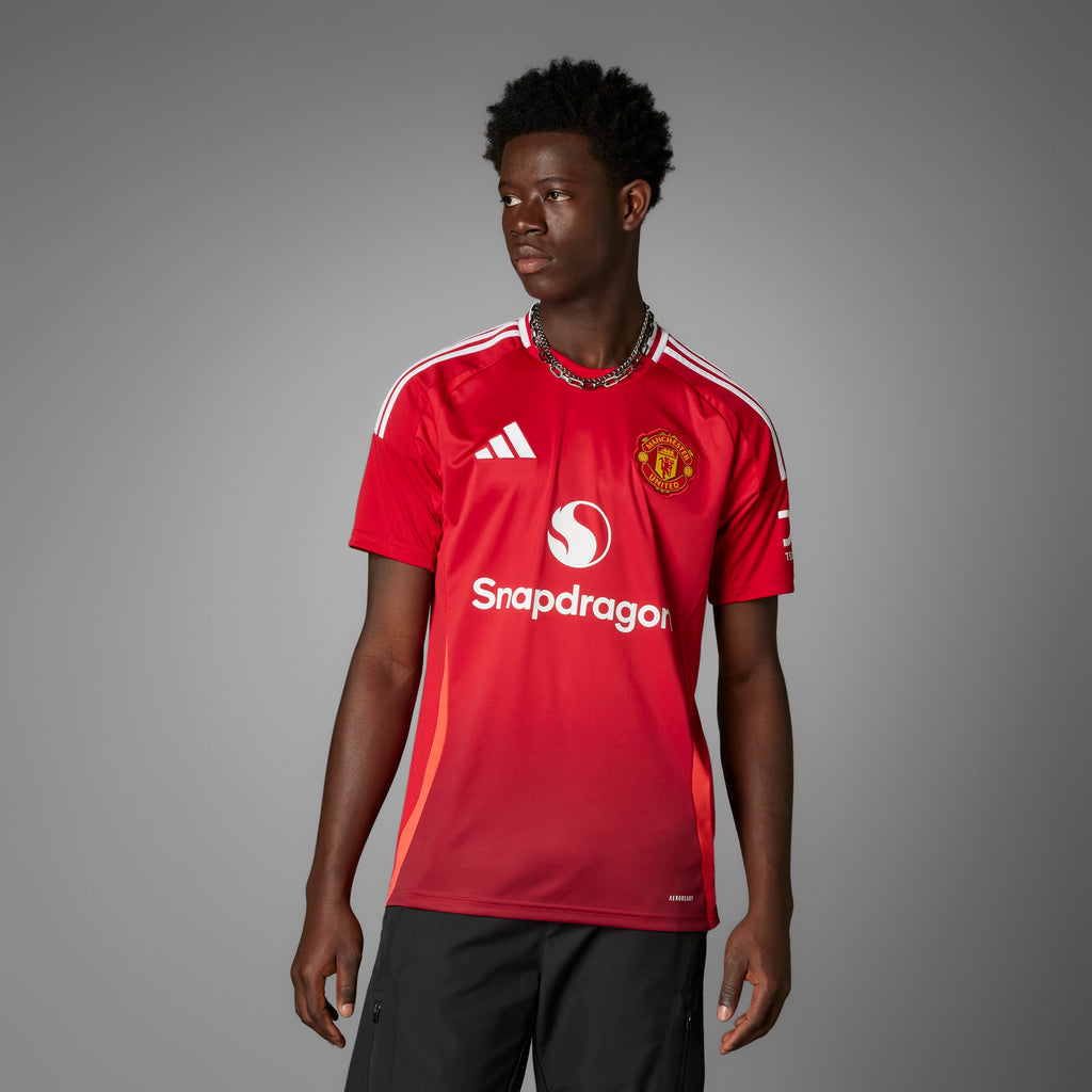 Manchester United FC EPL Adidas Men Red 2024/25 Replica Jersey product image 4, provided for visual reference and product