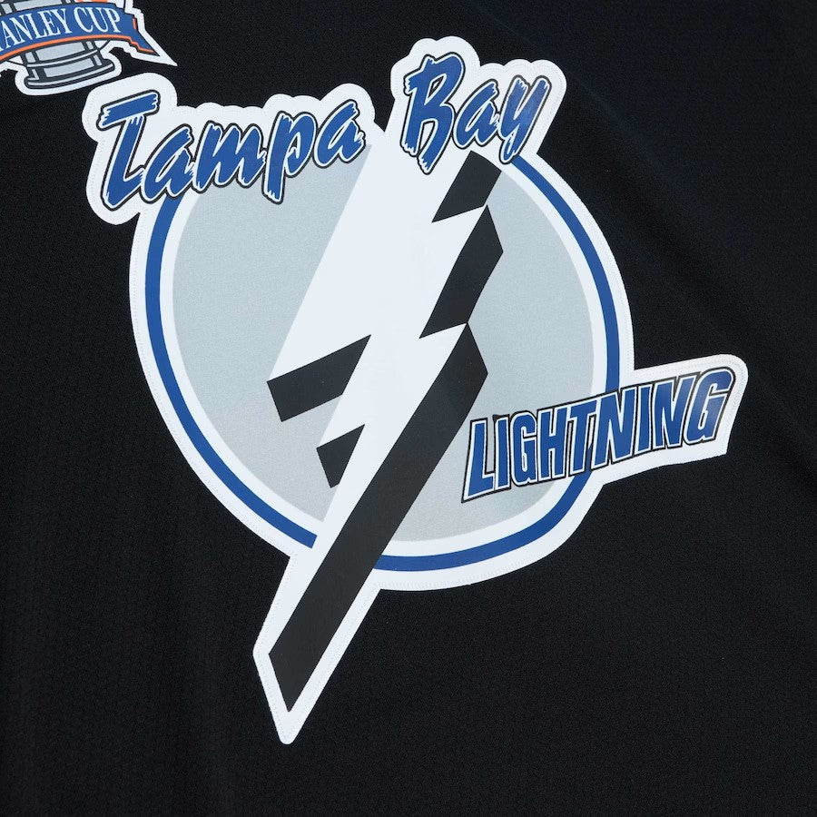 Martin St. Louis Tampa Bay Lightning NHL Mitchell & Ness Men Black 2003 Blue Line Authentic Jersey product image 3, provided