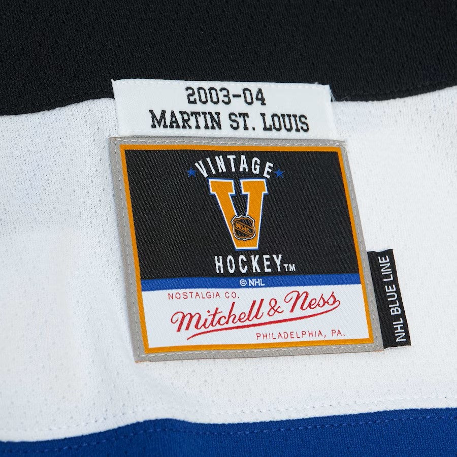 Martin St. Louis Tampa Bay Lightning NHL Mitchell & Ness Men Black 2003 Blue Line Authentic Jersey product image 4, provided