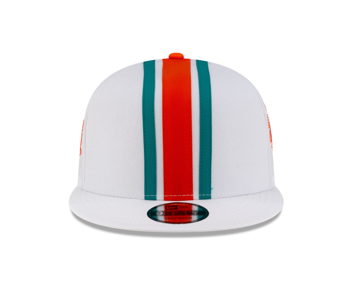 Miami Dolphins NFL New Era Men White 9Fifty Helmet Pack Snapback product image 4, provided for visual reference and product