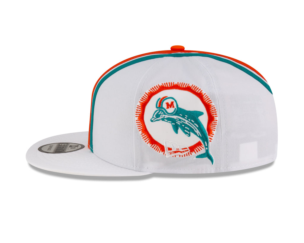 Miami Dolphins NFL New Era Men White 9Fifty Helmet Pack Snapback product image 5, provided for visual reference and product