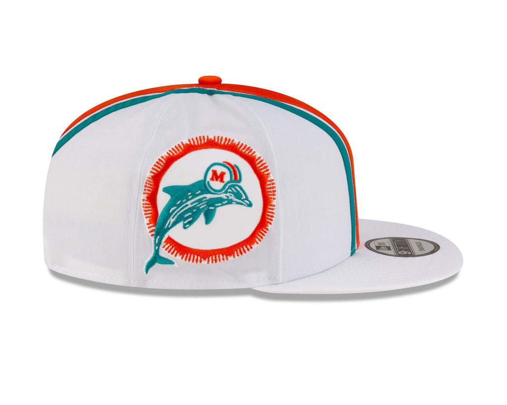 Miami Dolphins NFL New Era Men White 9Fifty Helmet Pack Snapback product image 6, provided for visual reference and product