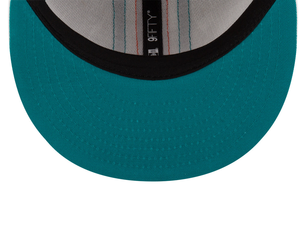 Miami Dolphins NFL New Era Men White 9Fifty Helmet Pack Snapback product image 7, provided for visual reference and product