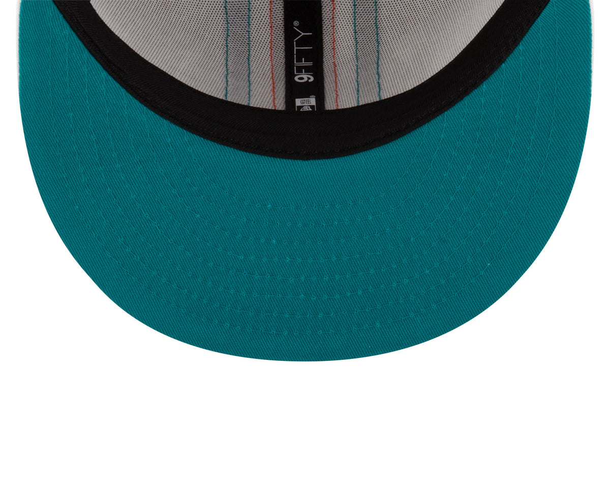 Miami Dolphins NFL New Era Men White 9Fifty Helmet Pack Snapback product image 7, provided for visual reference and product