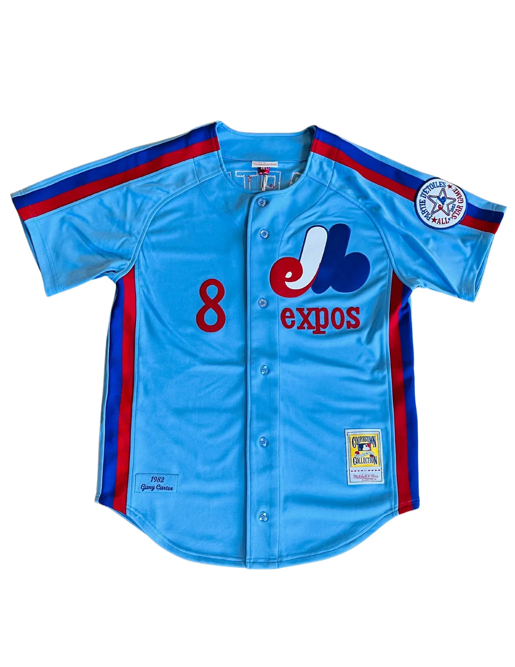 Gary Carter Montreal Expos MLB Mitchell & Ness Men 1982 All Star Game Authentic Throwback Jersey product image 3, provided