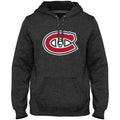 Montreal Canadiens NHL Bulletin Men Charcoal Express Twill Logo Hoodie product image 1, provided for visual reference and