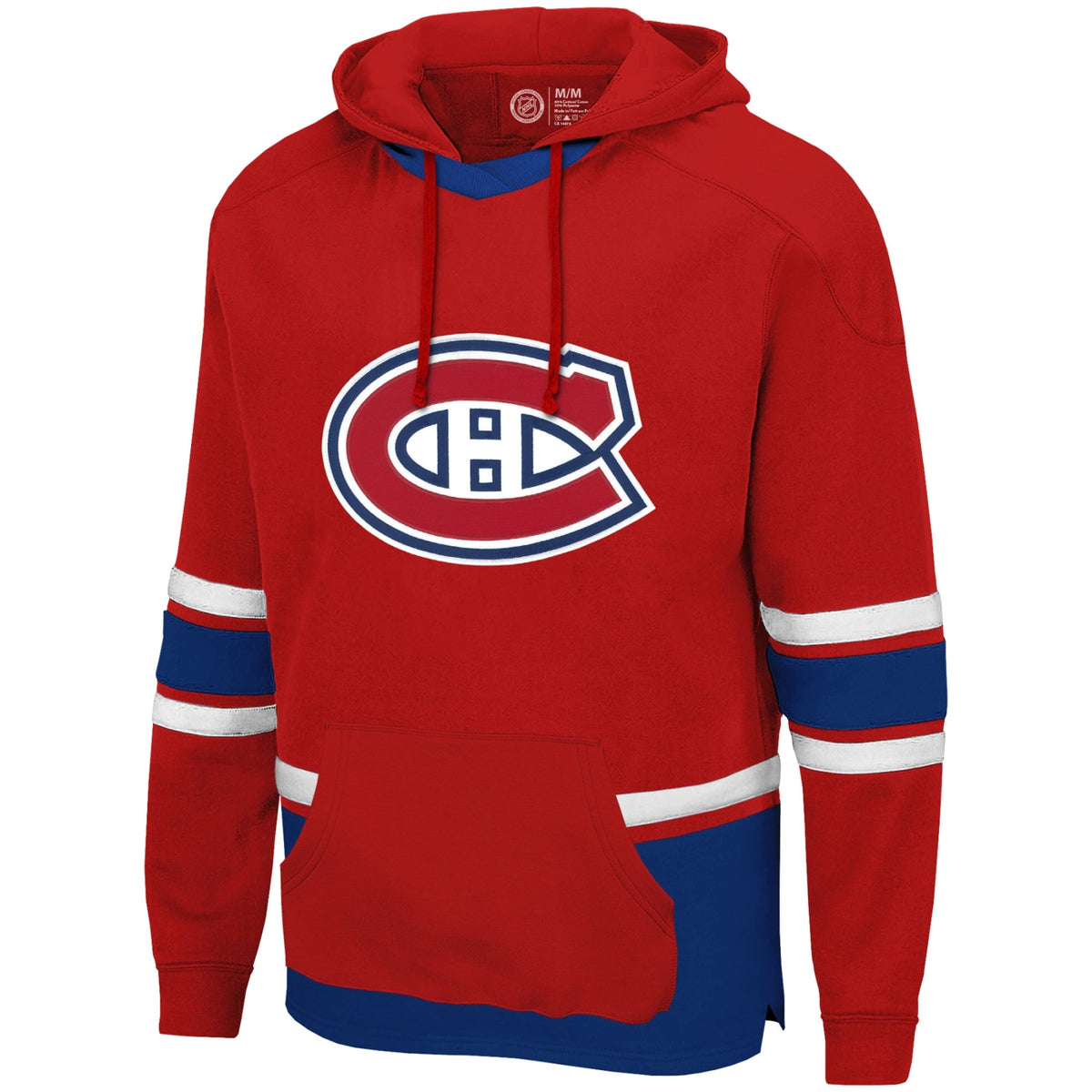 Montreal Canadiens NHL Bulletin Men Red Breakout Hoodie product image 1, provided for visual reference and product detail