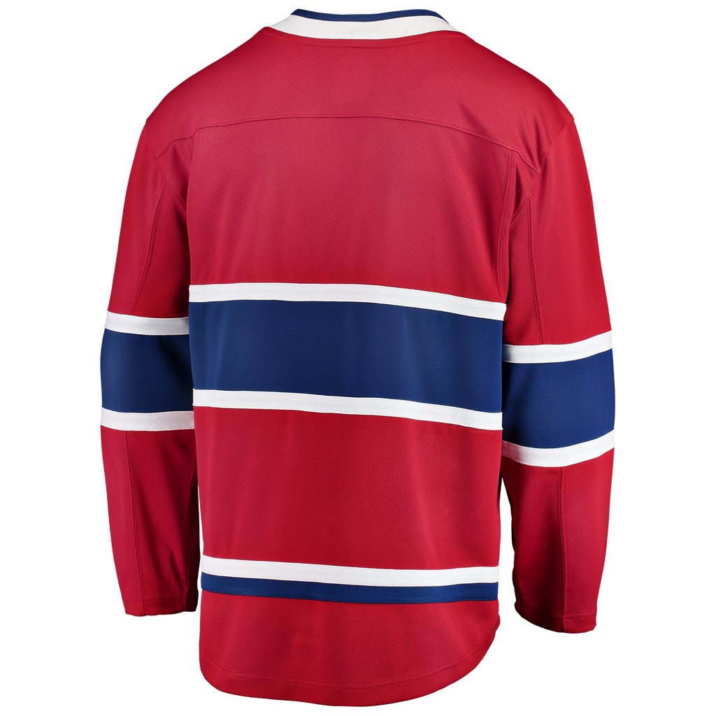 Montreal Canadiens NHL Fanatics Branded Men Red Breakaway Jersey product image 2, provided for visual reference and product