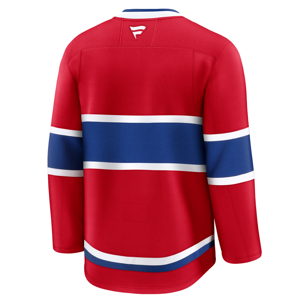 Montreal Canadiens NHL Fanatics Branded Men Red Premium Jersey product image 2, provided for visual reference and product