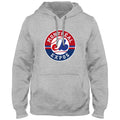 Montreal Expos MLB Bulletin Men Athletic Grey 1992-2004 Cooperstown Express Twill Logo Hoodie product image 1, provided for