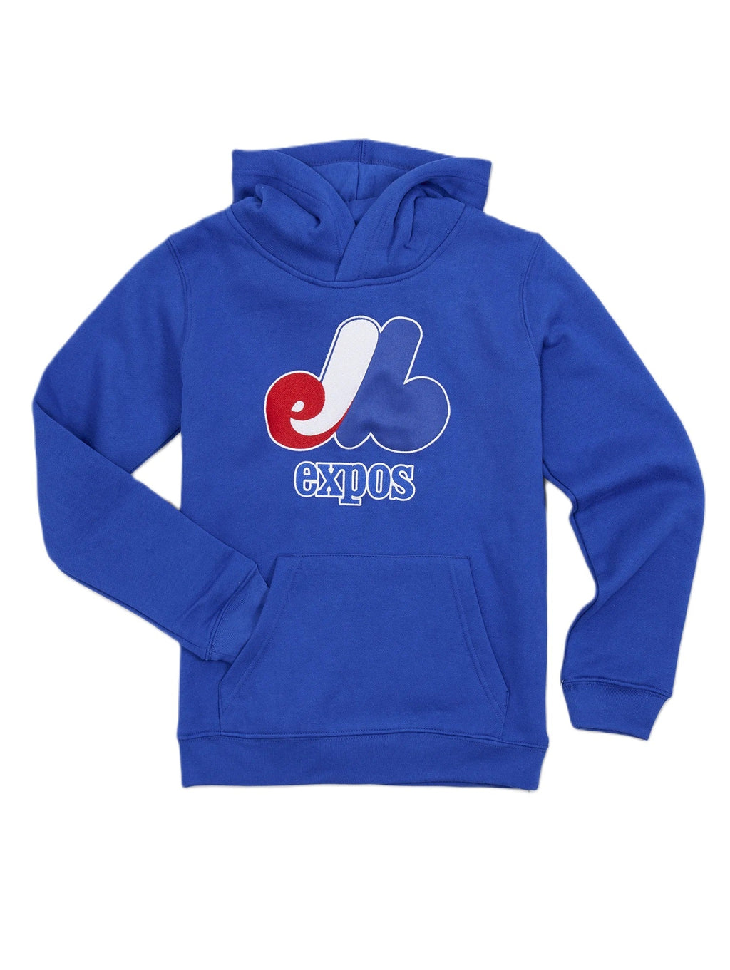 Montreal Expos MLB Outerstuff Youth Royal Blue Primary Logo Hoodie product image 1, provided for visual reference and