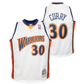 Stephen Curry Golden State Warriors Mitchell & Ness White 2009-10 Hardwood Classics Swingman Jersey product image 1,