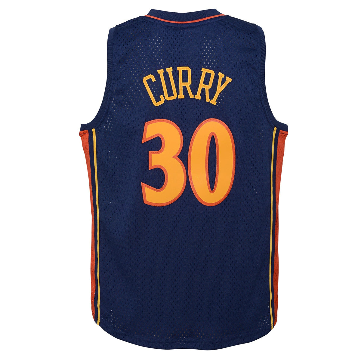 Stephen Curry Golden State Warriors Mitchell & Ness Navy Blue 2009-10 Hardwood Classics Swingman Jersey product image 3,