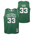 Boston Celtics Larry Bird Mitchell & Ness Kelly Green 1985-86 Hardwood Classics Swingman Jersey product image 1, provided
