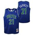 Minnesota Timberwolves Kevin Garnett Mitchell & Ness Blue 1995-96 Hardwood Classics Swingman Jersey product image 1,