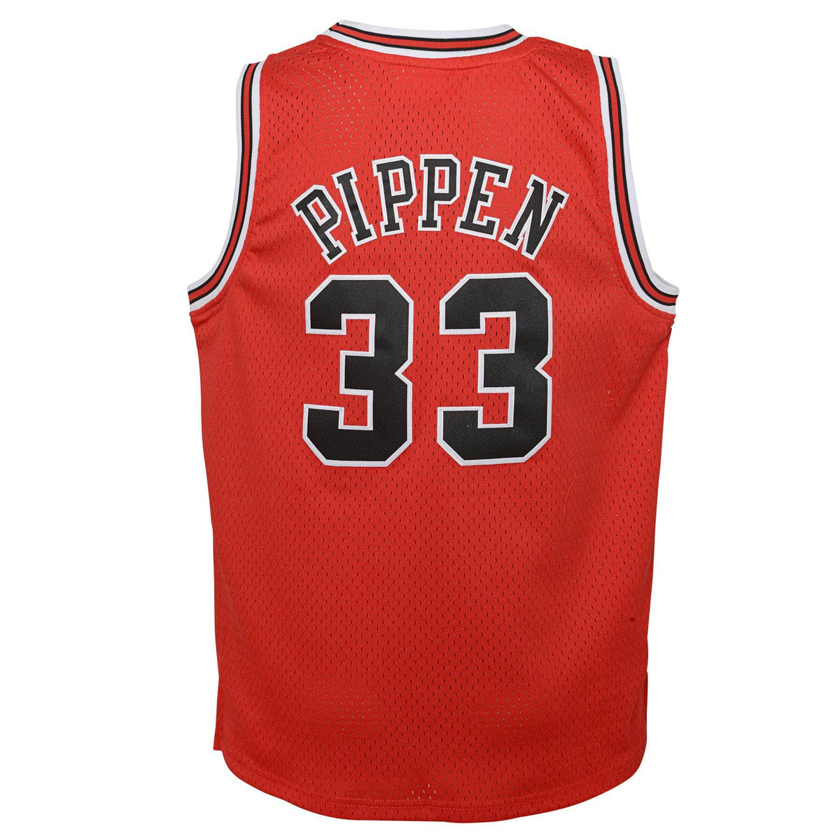 Chicago Bulls Scottie Pippen Mitchell & Ness Red Hardwood Classics Swingman Jersey product image 3, provided for visual
