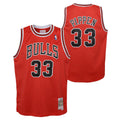 Chicago Bulls Scottie Pippen Mitchell & Ness Red Hardwood Classics Swingman Jersey product image 1, provided for visual