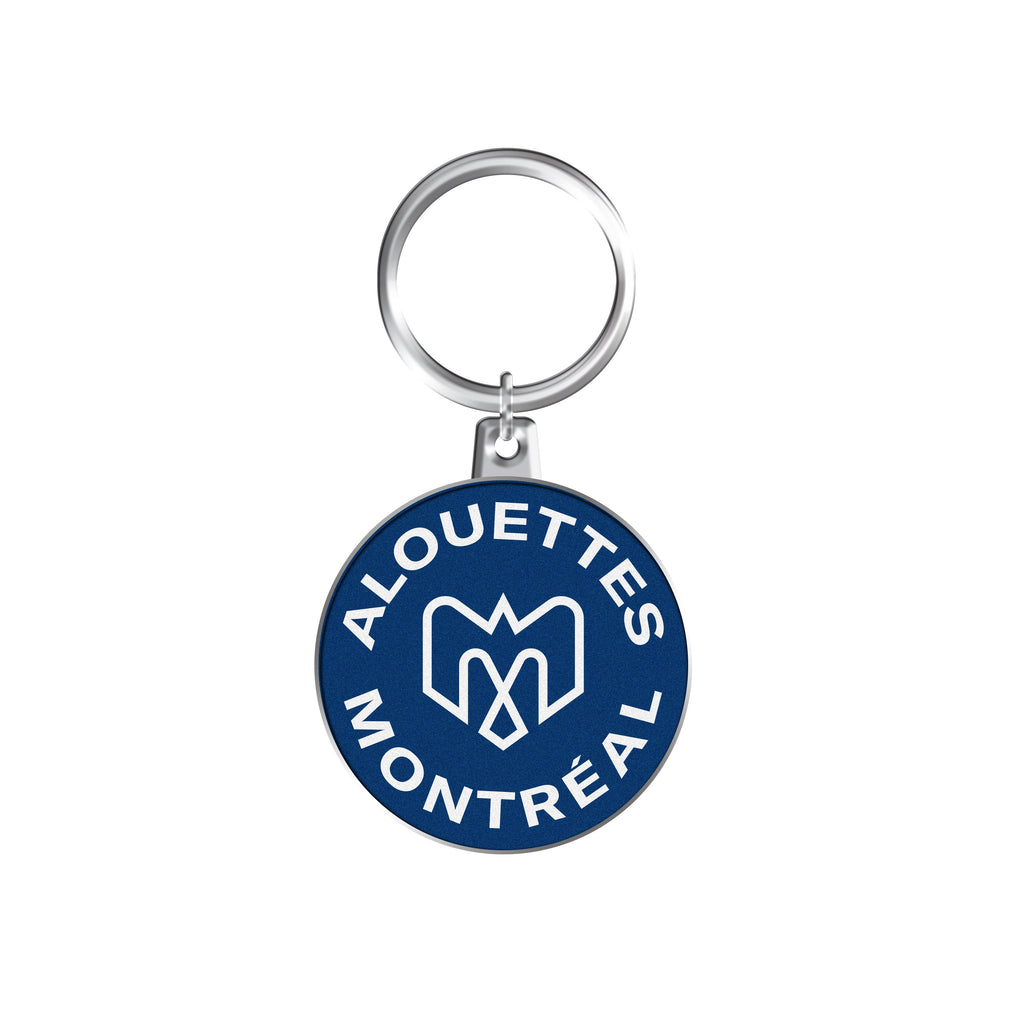 Montreal Alouettes CFL TSV Team Logo Keychain product image 1, provided for visual reference and product detail review