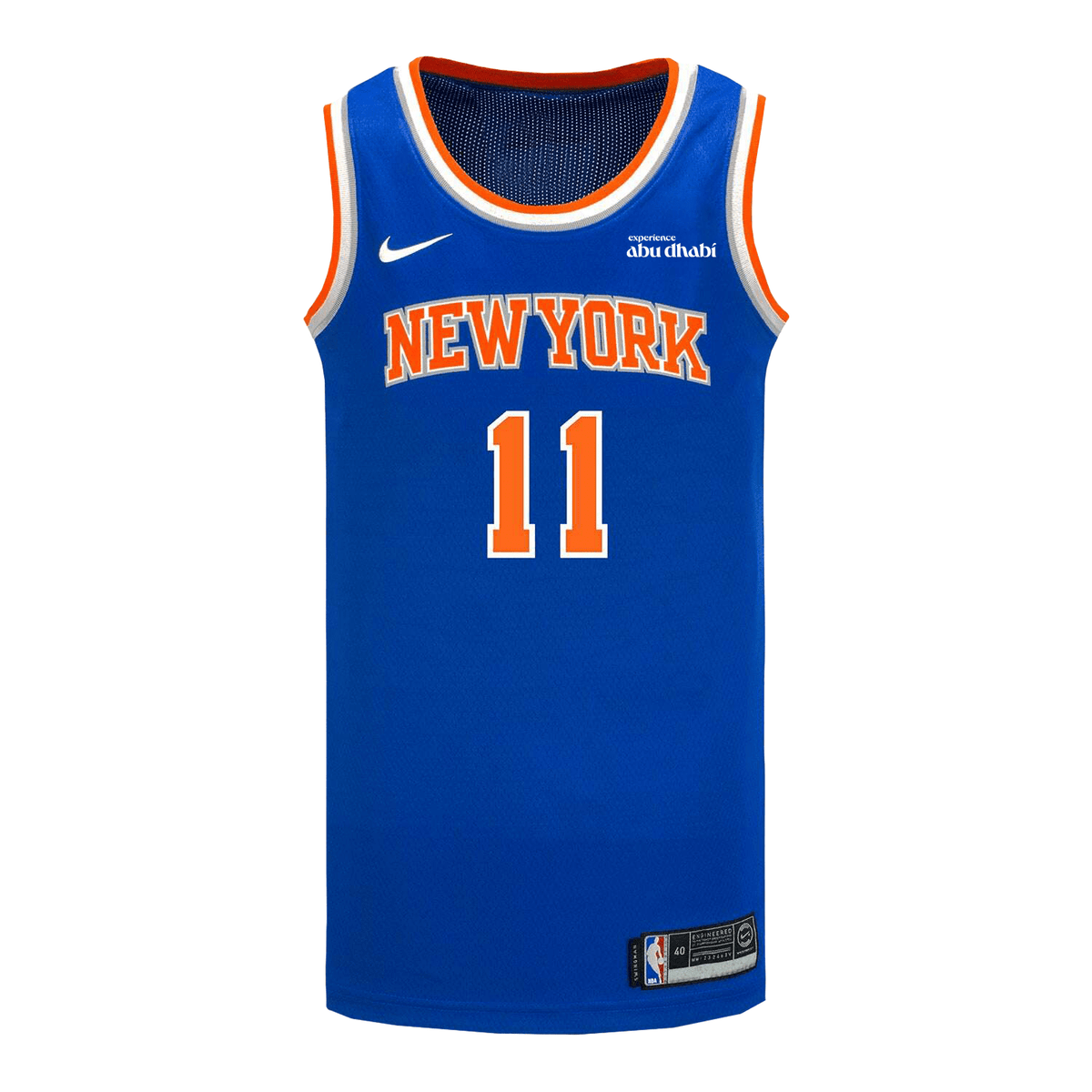 Jalen Brunson Nike Icon Swingman Jersey product image 2, provided for visual reference and product detail review