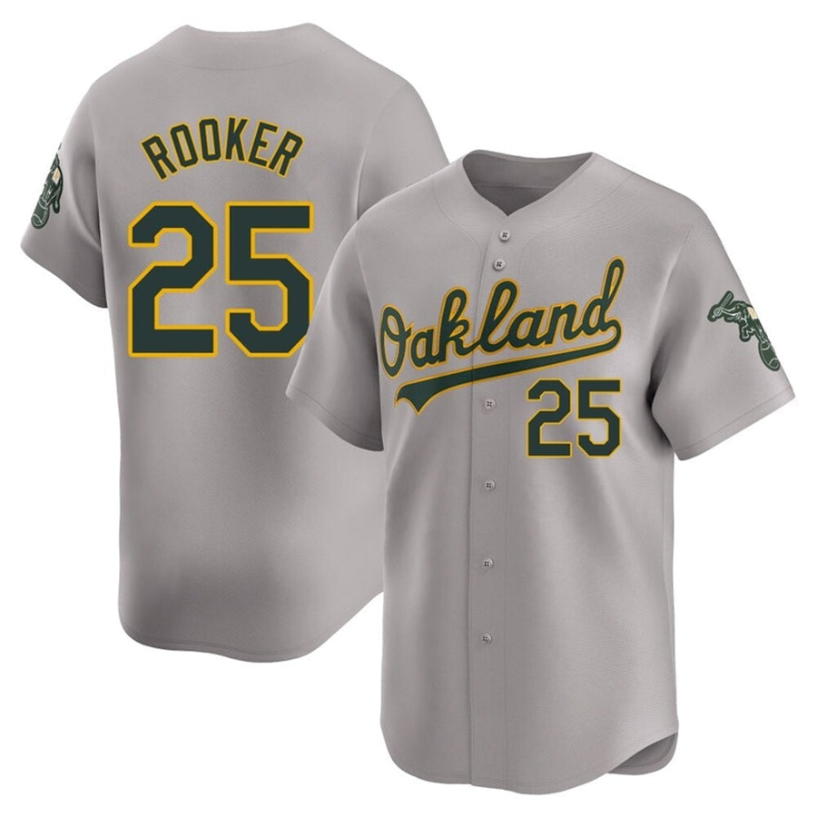 Athletics #25 Brent Rooker Player Kelly Grey Home Limited product image 1