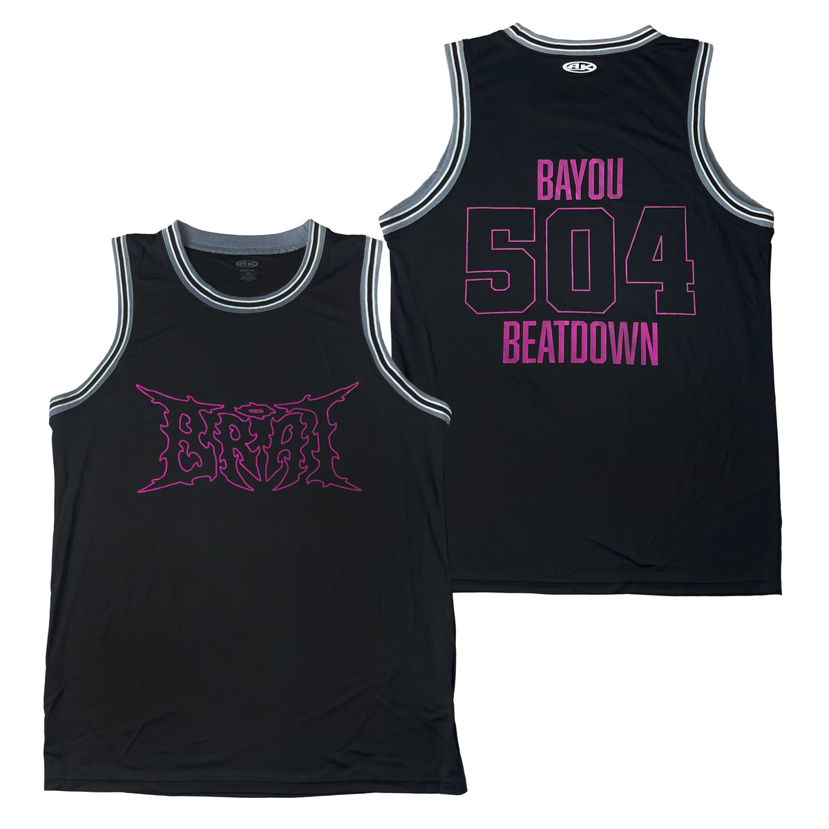 Brat - Bayou Beatdown basketball jersey product image 1, provided for visual reference and product detail review