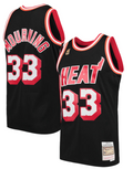 Miami Heat Alonzo Mourning 1996-97 Mitchell & Ness Black Basketball Jersey product image 1, provided for visual reference