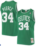 Paul Pierce Boston Celtics 2007-08 Mitchell & Ness Green Basketball Jersey product image 1, provided for visual reference