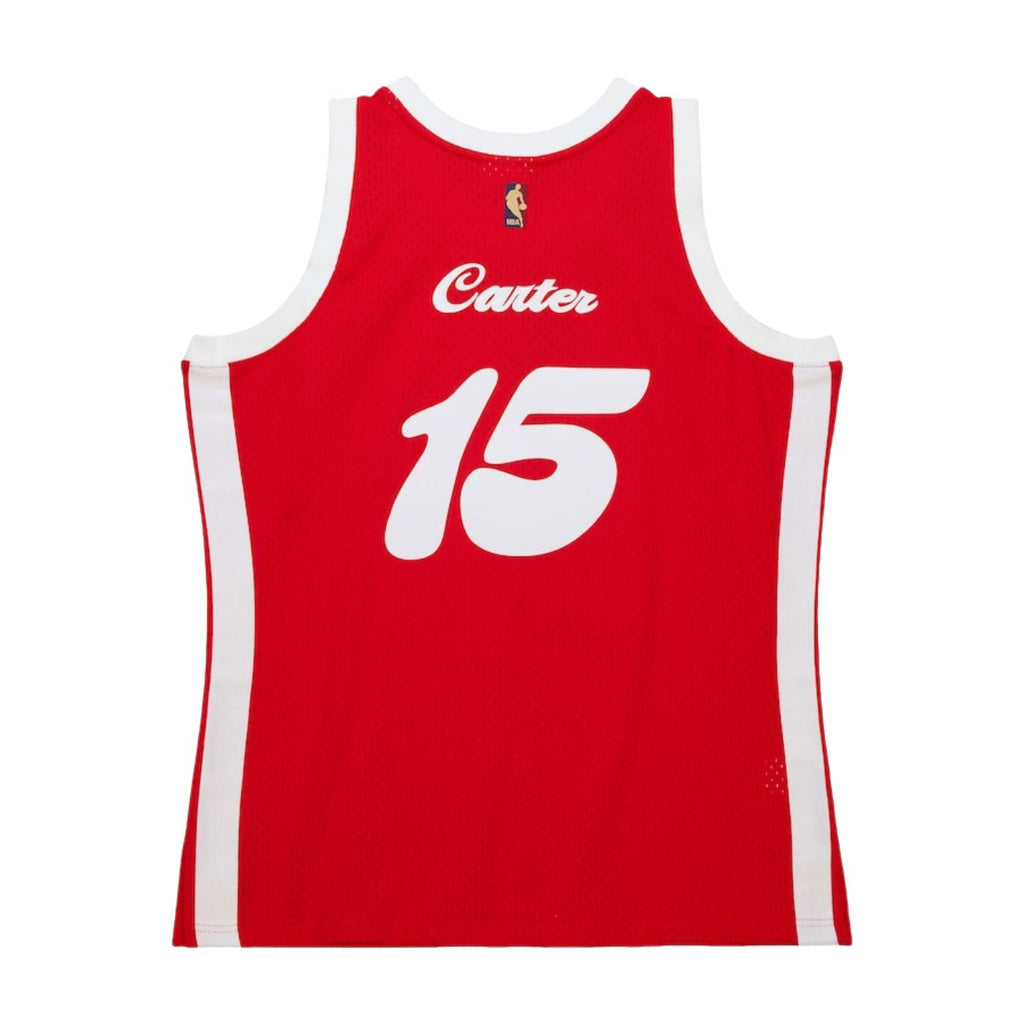 Memphis Grizzlies Vince Carter Red 2016-17 Hardwood Classics Swingman Jersey product image 2, provided for visual reference