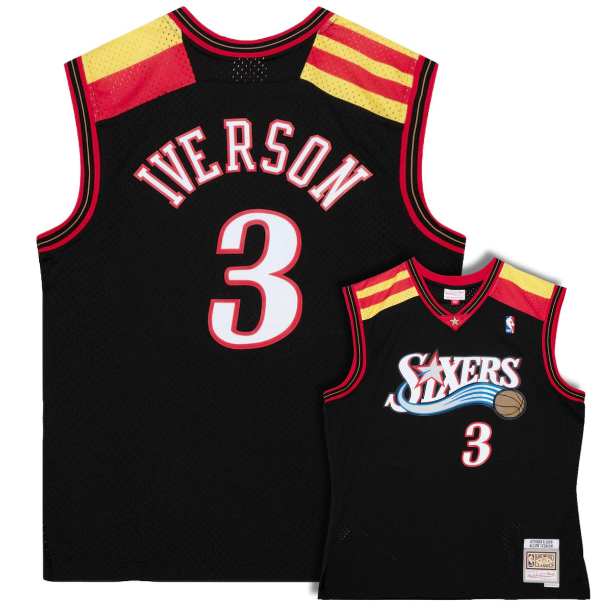 Philadelphia 76ers Allen Iverson October 5th, 2006 Hardwood Classics Swingman Jersey product image 1, provided for visual