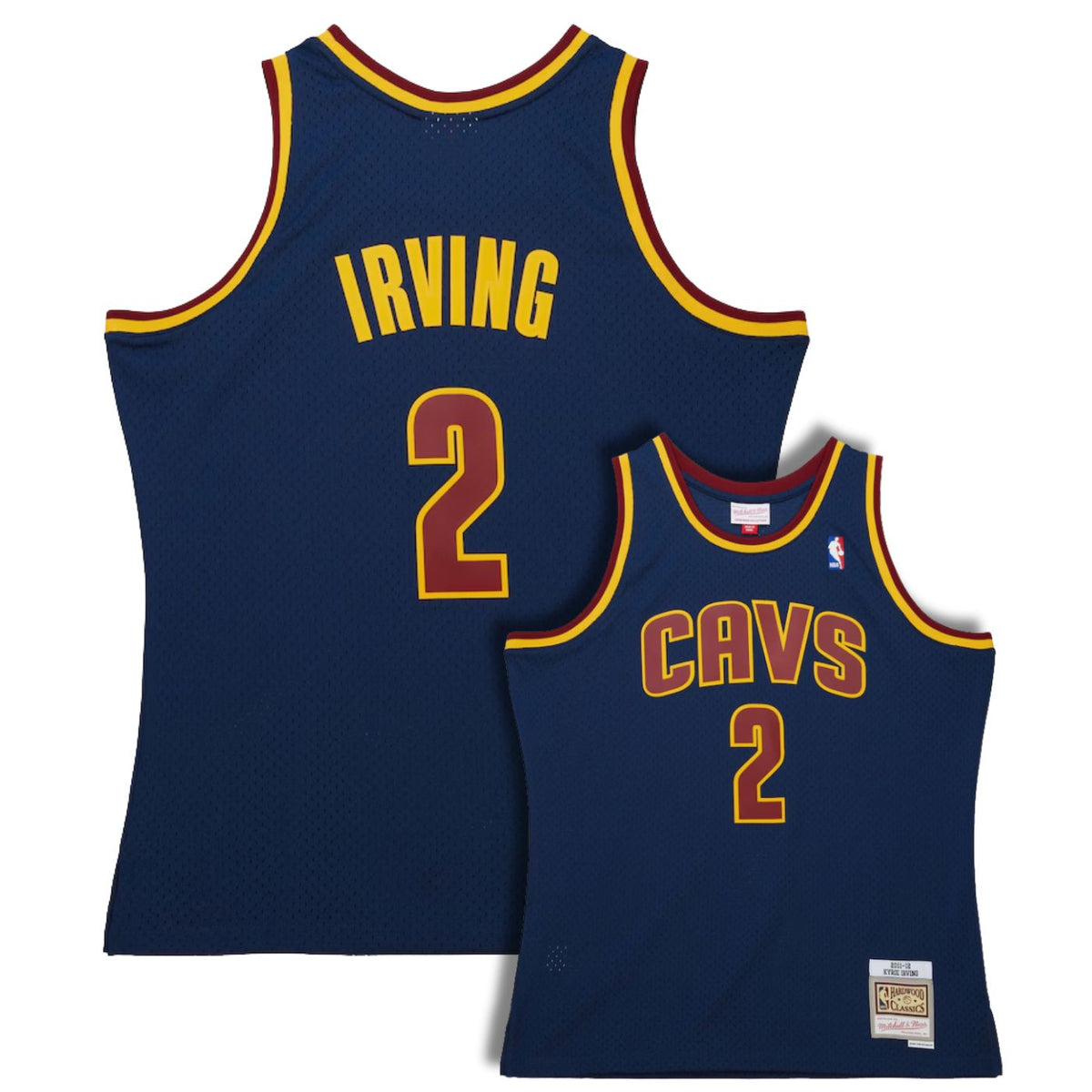 Cleveland Cavaliers Kyrie Irving Navy 2011-12 Hardwood Classics Swingman Jersey product image 1, provided for visual