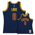 Cleveland Cavaliers Kevin Love Navy 2015-16 Hardwood Classics Swingman Jersey product image 1, provided for visual reference