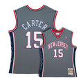 New Jersey Nets Vince Carter Gray 2004-05 Hardwood Classics Swingman Jersey product image 1, provided for visual reference