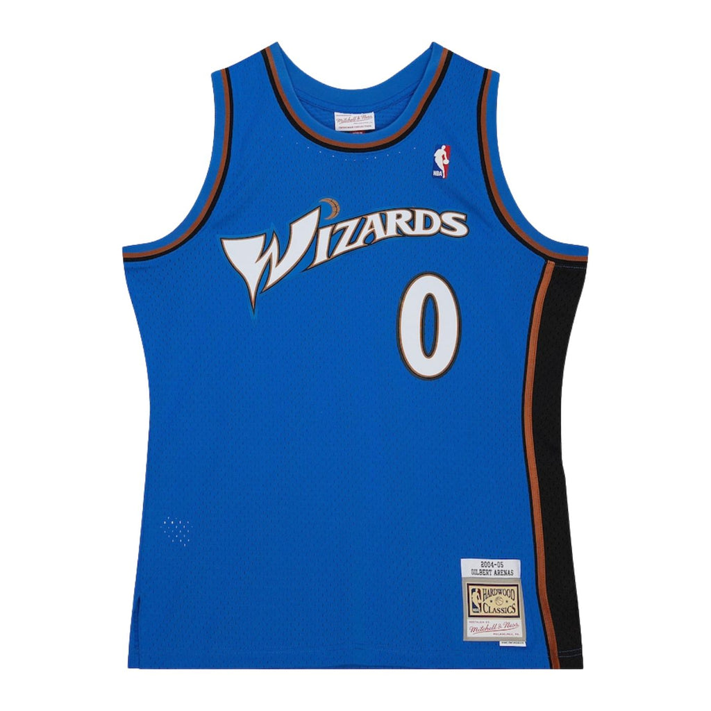 Washington Wizards Gilbert Arenas Blue 2004-05 Hardwood Classics Swingman Jersey product image 3, provided for visual