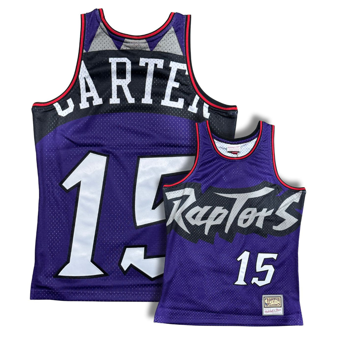 Toronto Raptors Vince Carter Purple 1998-99 Hardwood Classics Maxxout Jersey product image 1, provided for visual reference